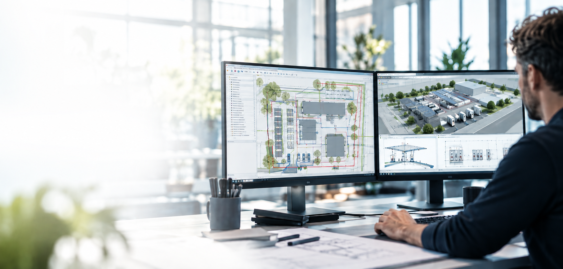 Digitale technische Planung von Energie- und Ladeinfrastruktur